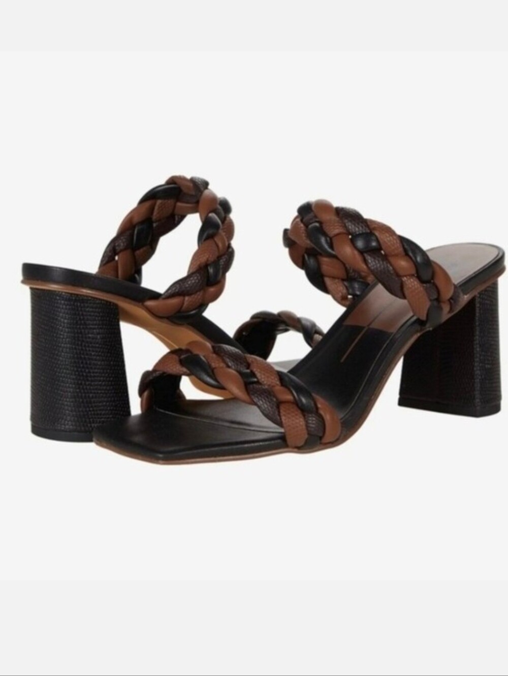 Dolce Vita Paily Sandal Heels Black Espresso Stella New In Box